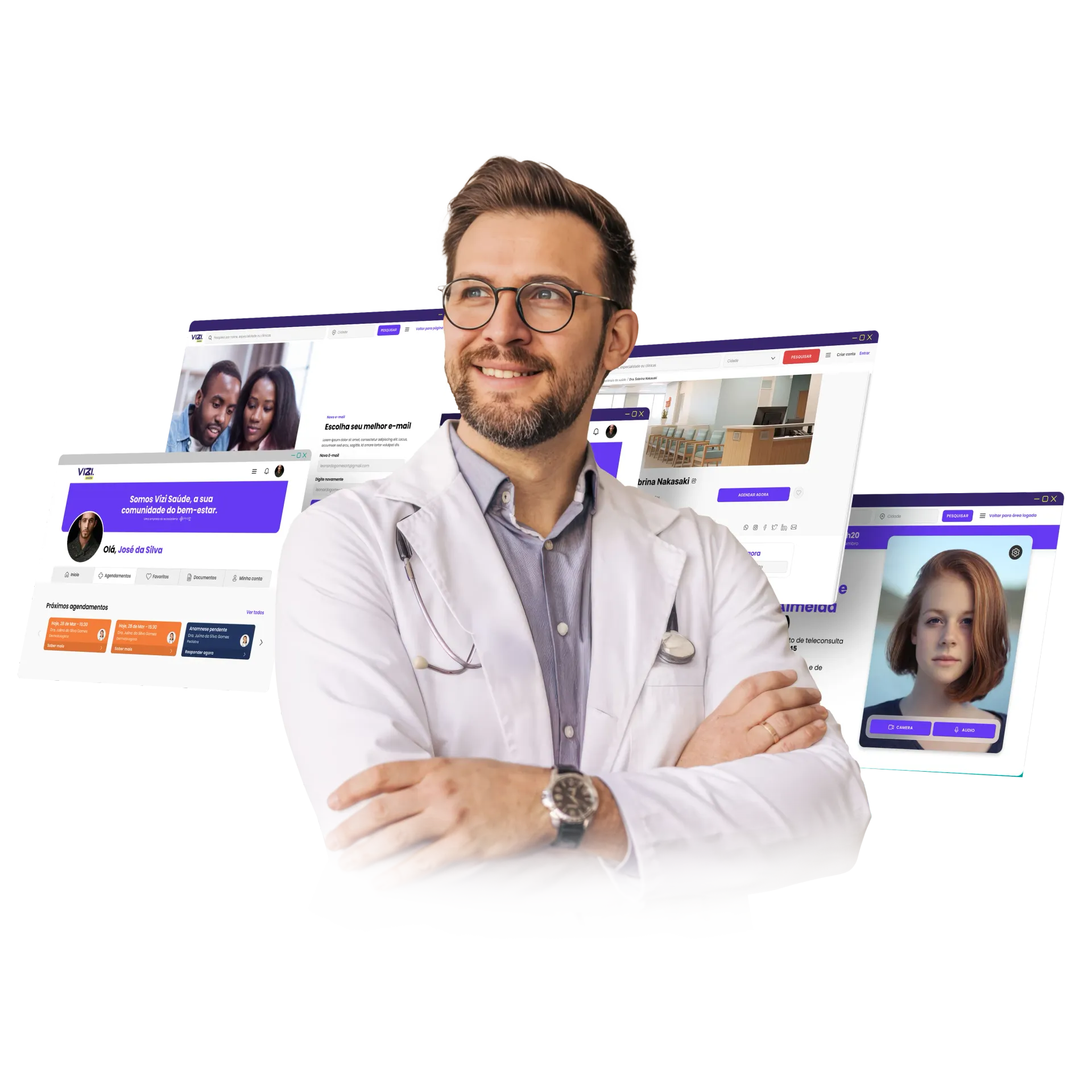 Imagem do sistema App Health - Telemedicina