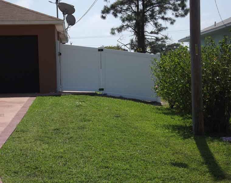 Fence Installation — Vinyl Fence in Cape Coral, FL