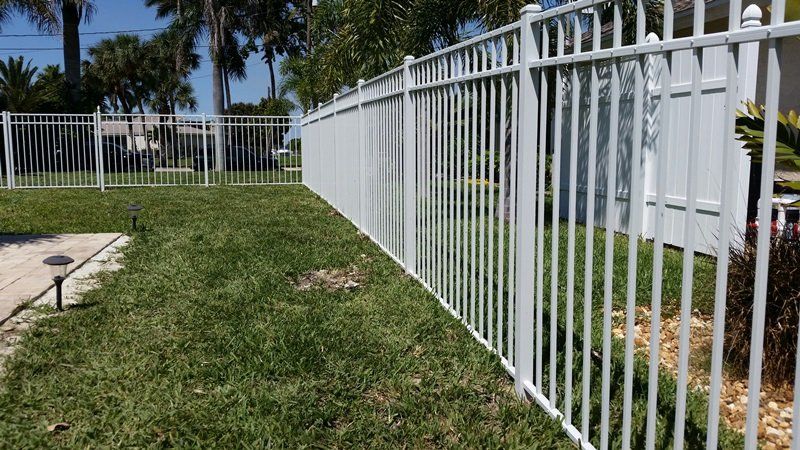 Wood Fence — Newly Repaired Fence in Cape Coral, FL