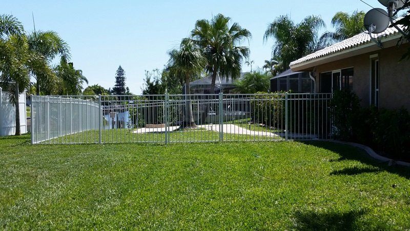 Aluminum Fence — Newly Install Fence in Cape Coral, FL