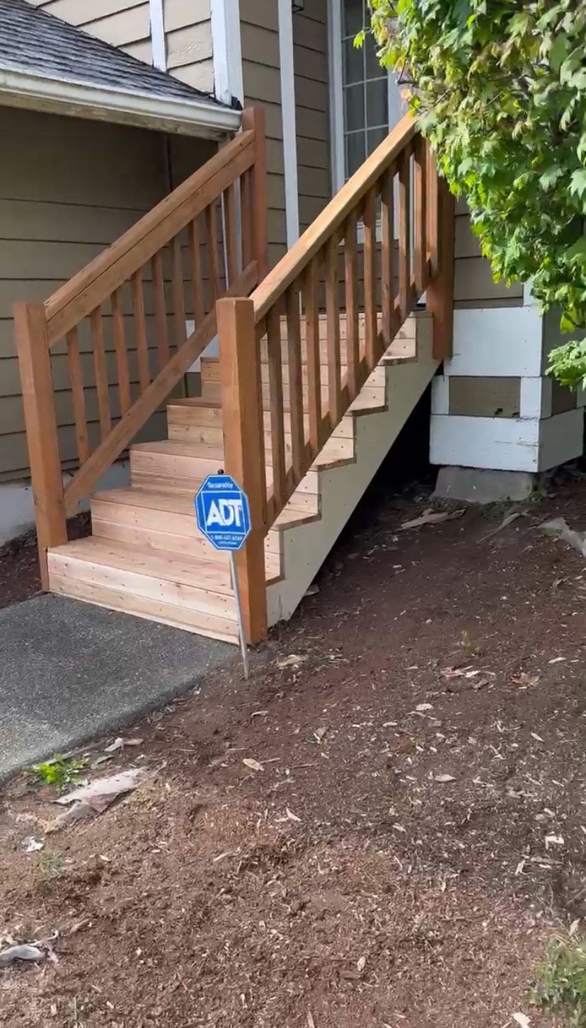Vibrant orchids in red, yellow, pink, and purple bloom in a lush garden.