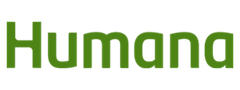 Humana logo in green font.
