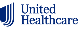 United Healthcare logo with a blue geometric symbol and text.