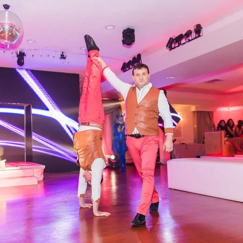 Milanus Circus, Miami, FL, acrobatic performers.