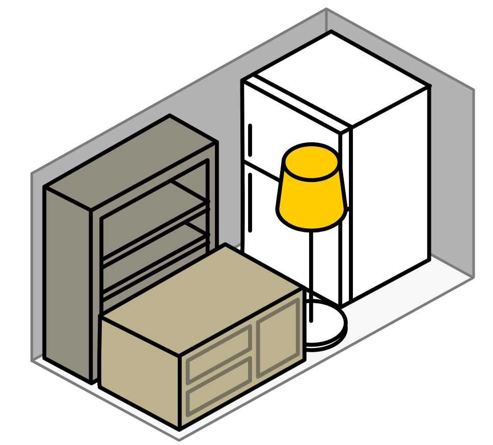 6x10 Storage Unit - Wallingford - Stair Access