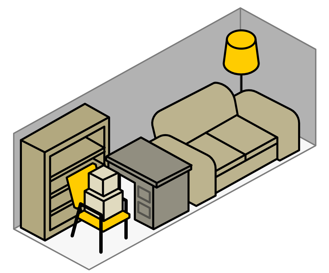 6x15 Storage Unit - Wallingford - Stair Access