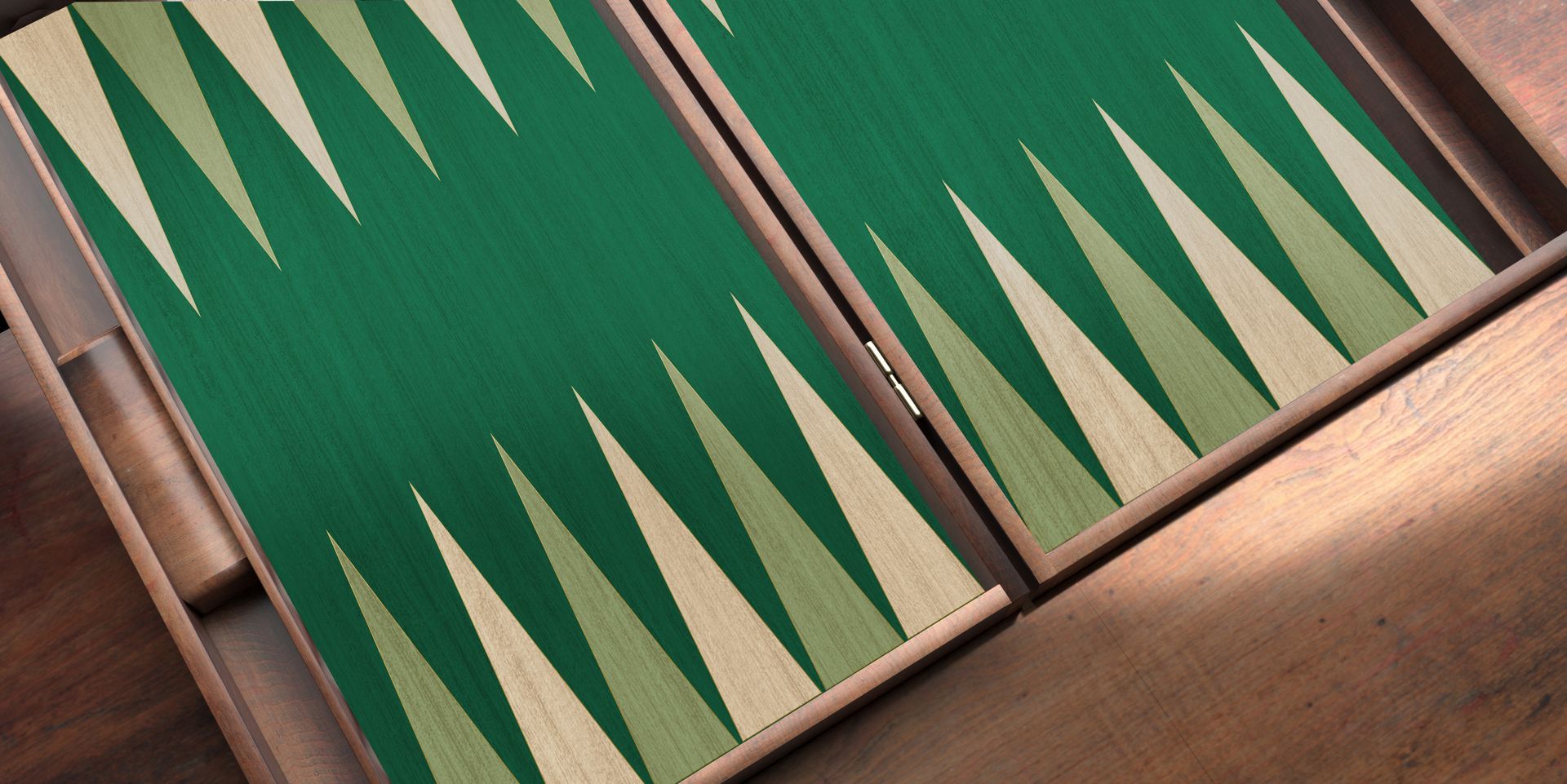 Backgammon Board Green
