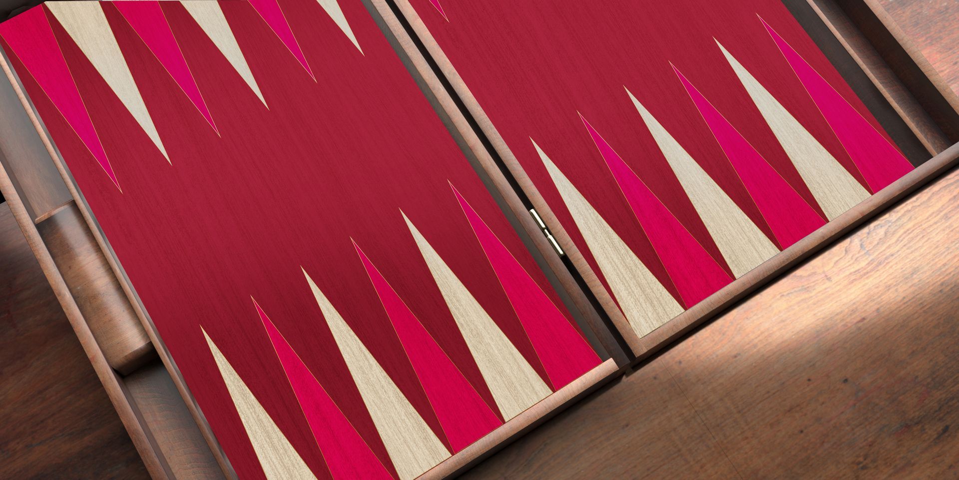 Backgammon Board Burgundy