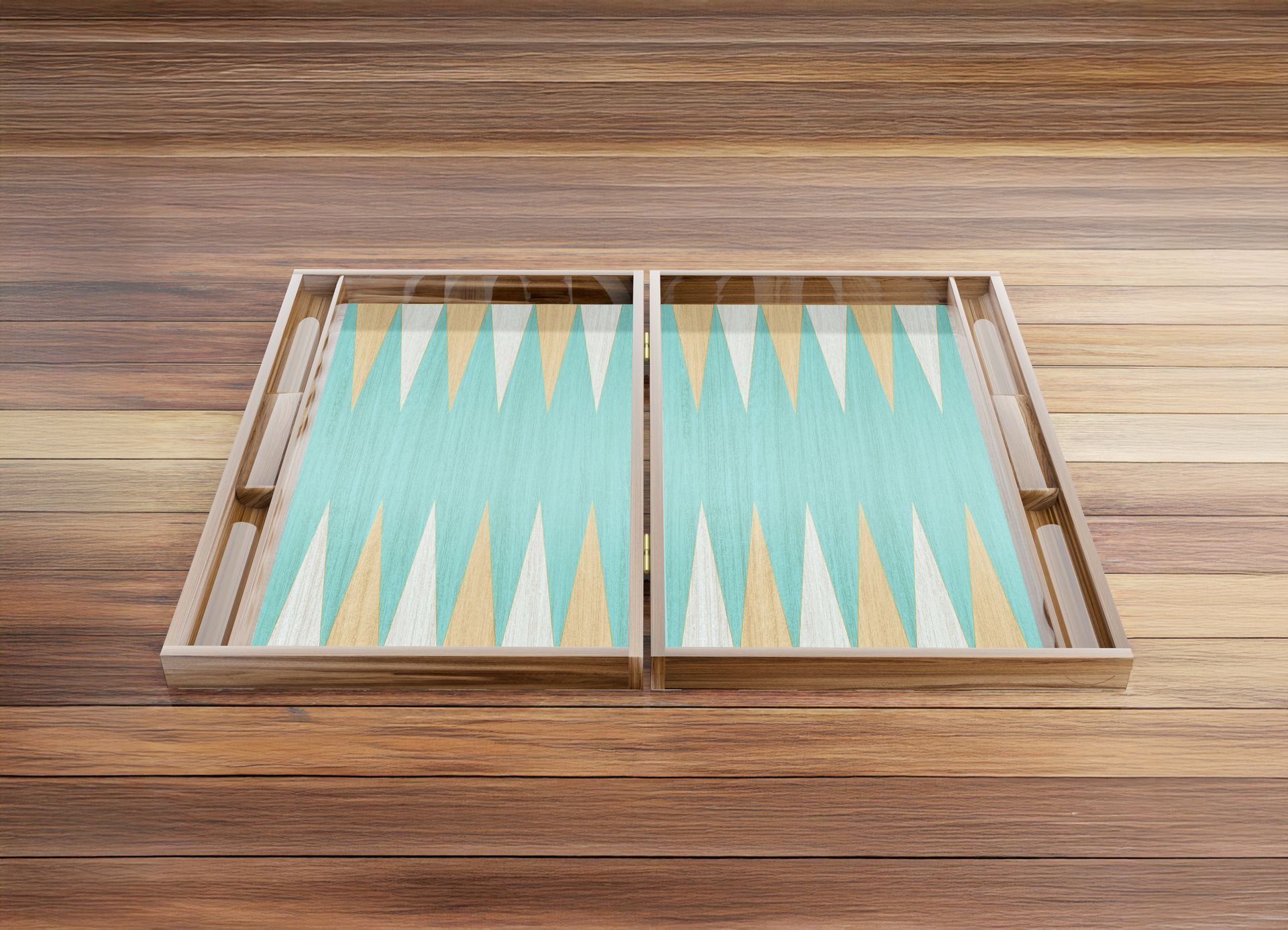 Backgammon Board Ocean Blue