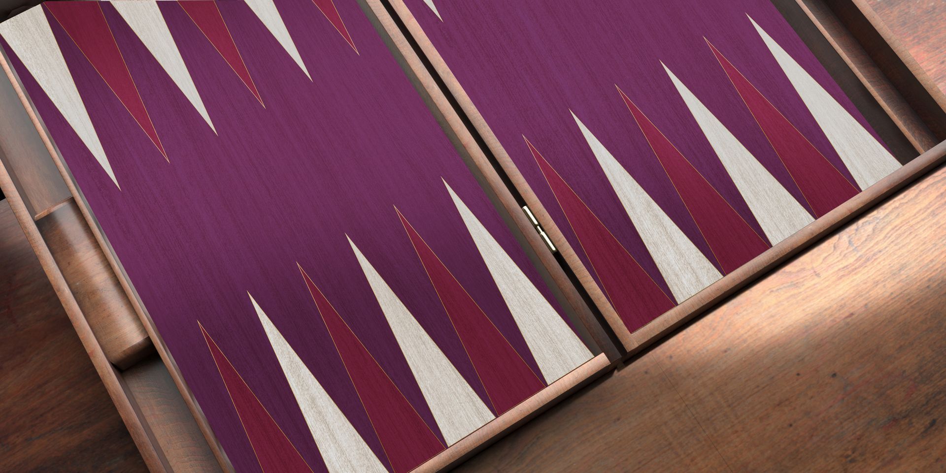 Backgammon Board Purple