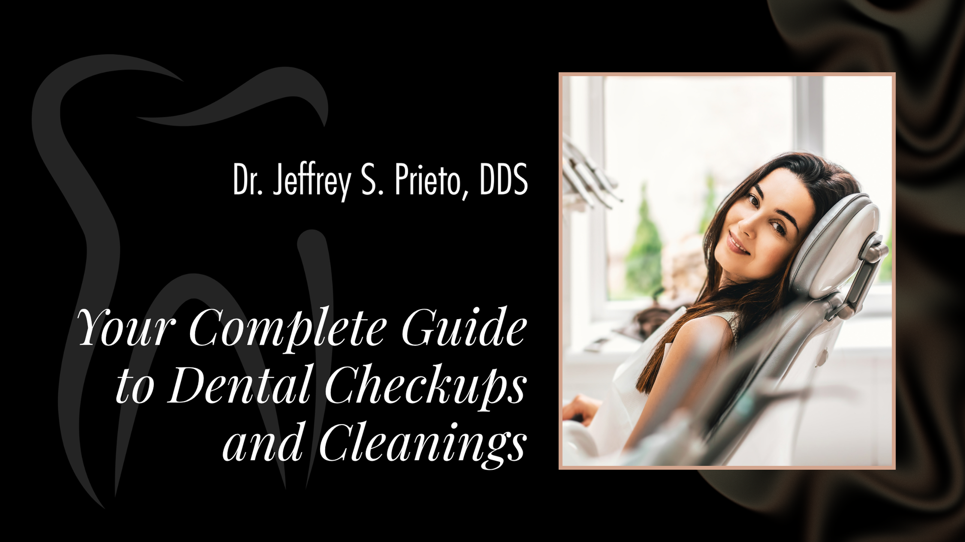 Black graphic with text 