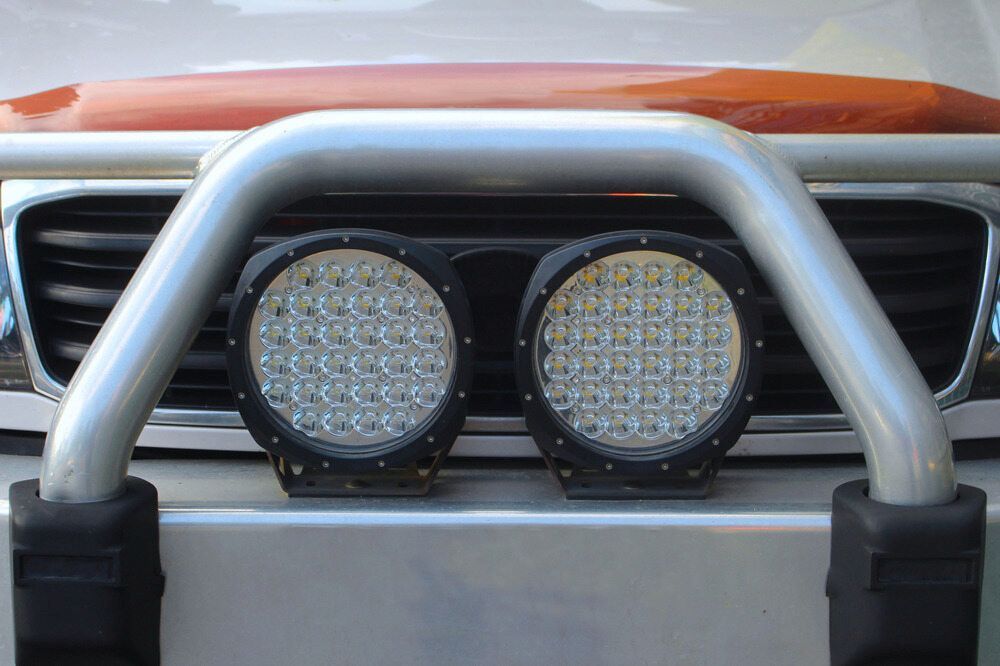 A Close Up of the Front of a Car With Two Lights on It — BayZoil Truck & Auto Spares in Pialba, QLD