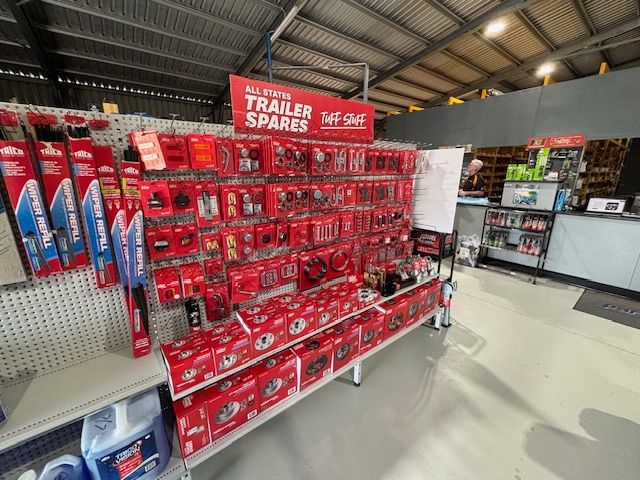 All States Trailer Spares Display — BayZoil Truck & Auto Spares in Pialba, QLD