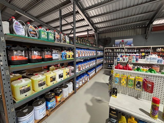 Oils & Lubricants Display — BayZoil Truck & Auto Spares in Pialba, QLD