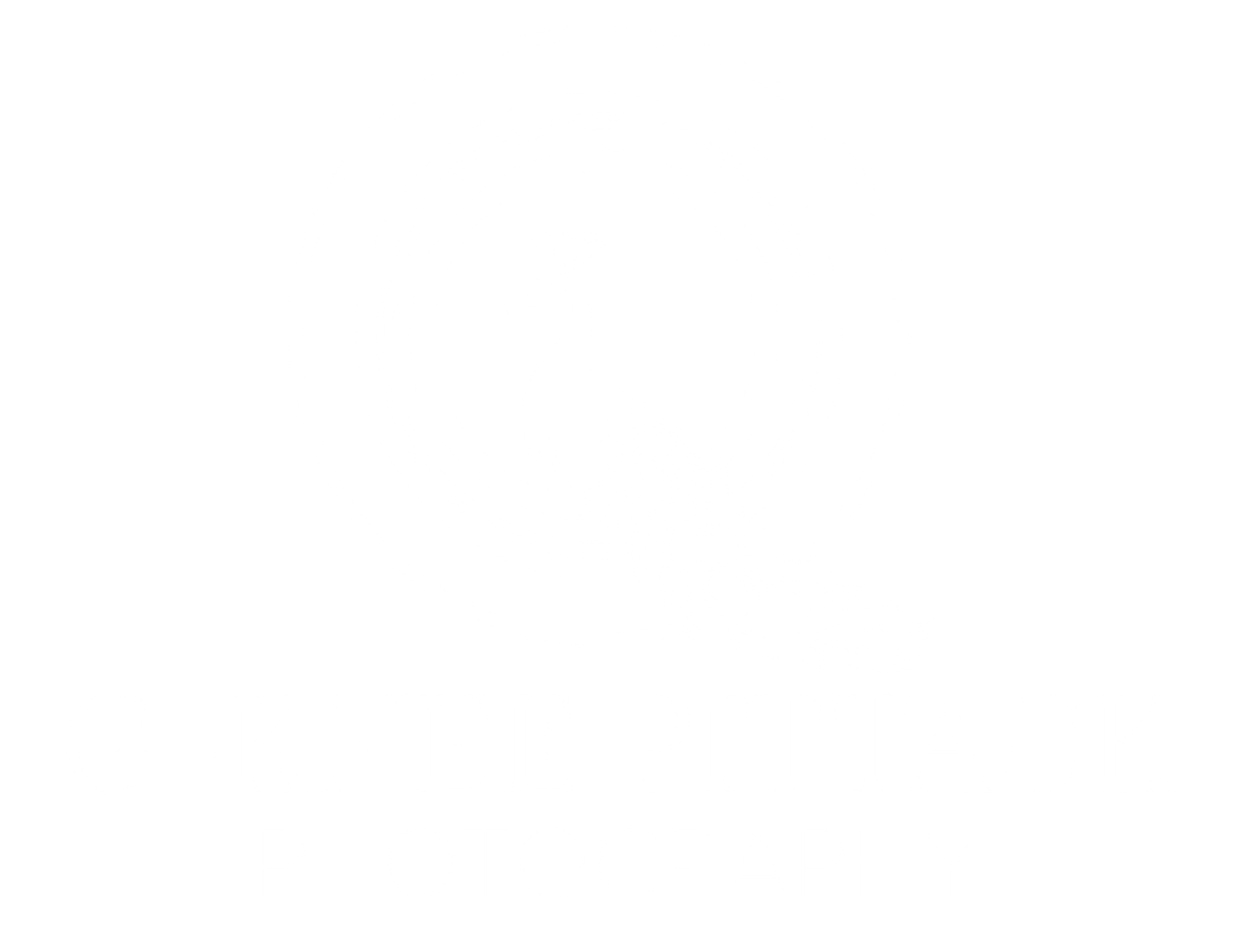 Empty white background, G-knee vertical logo
