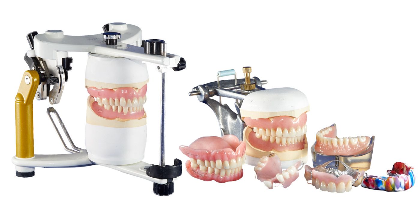 A Group of Different Types of Dentures — Bromley's Denture Clinic in Tweed Heads South, NSW