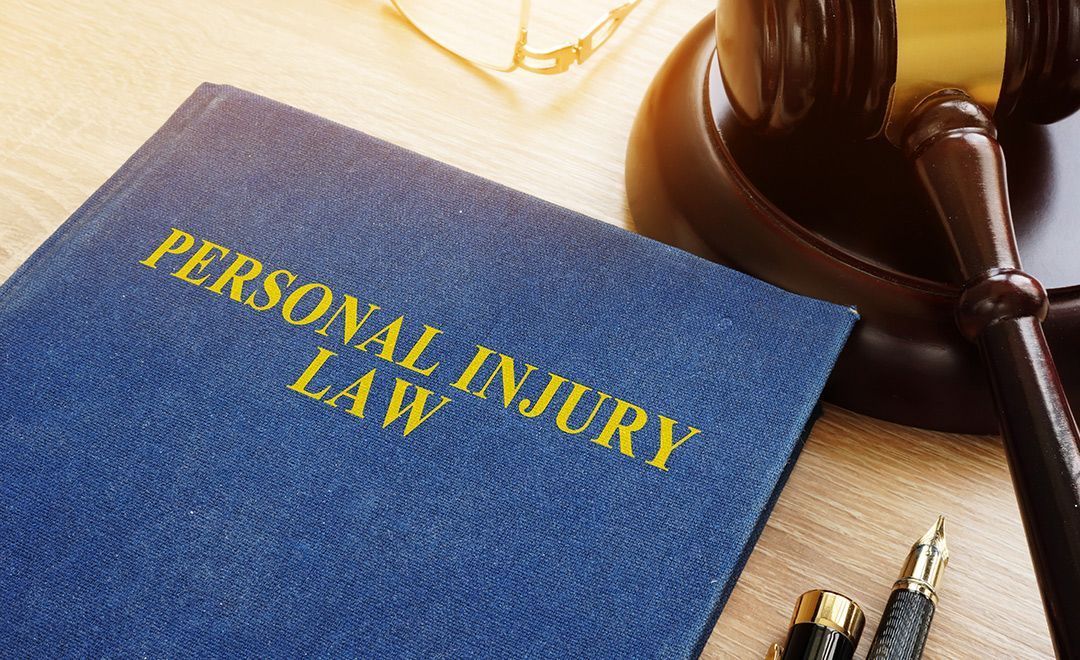 Personal Injury Law Book And Gavel