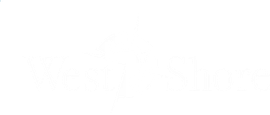West Shore white logo.