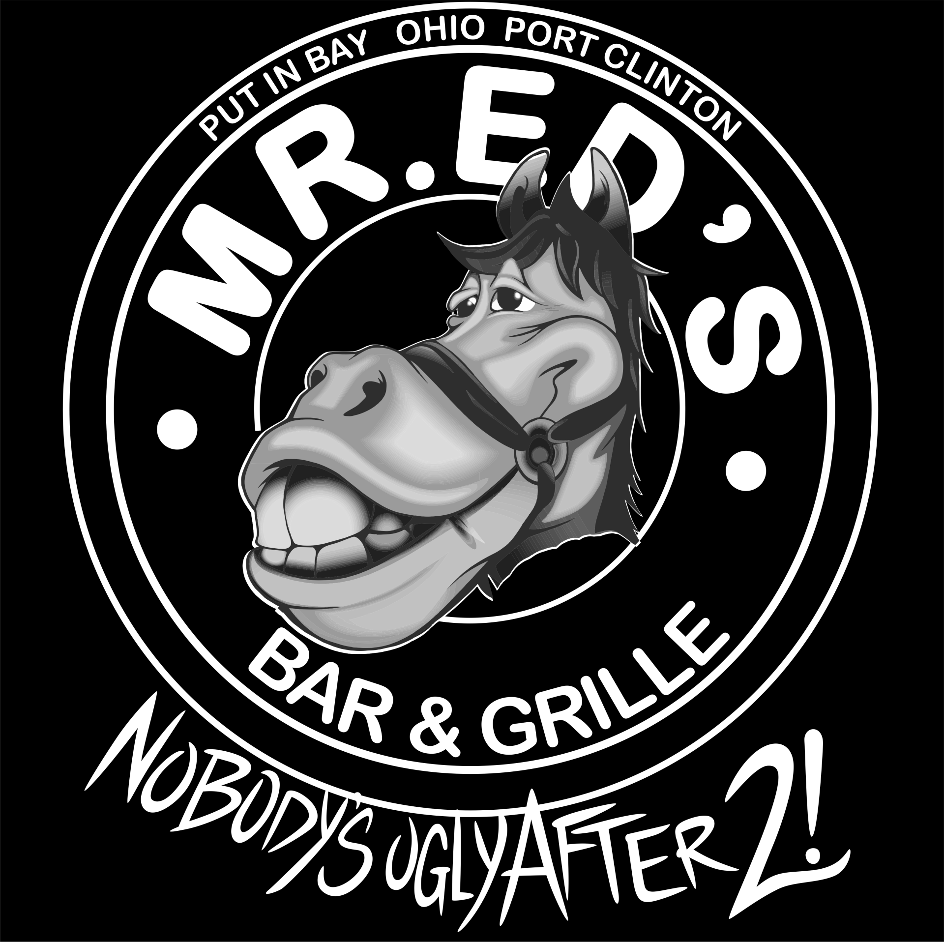Mr. Ed's Bar logo - Put-in-Bay, Ohio.