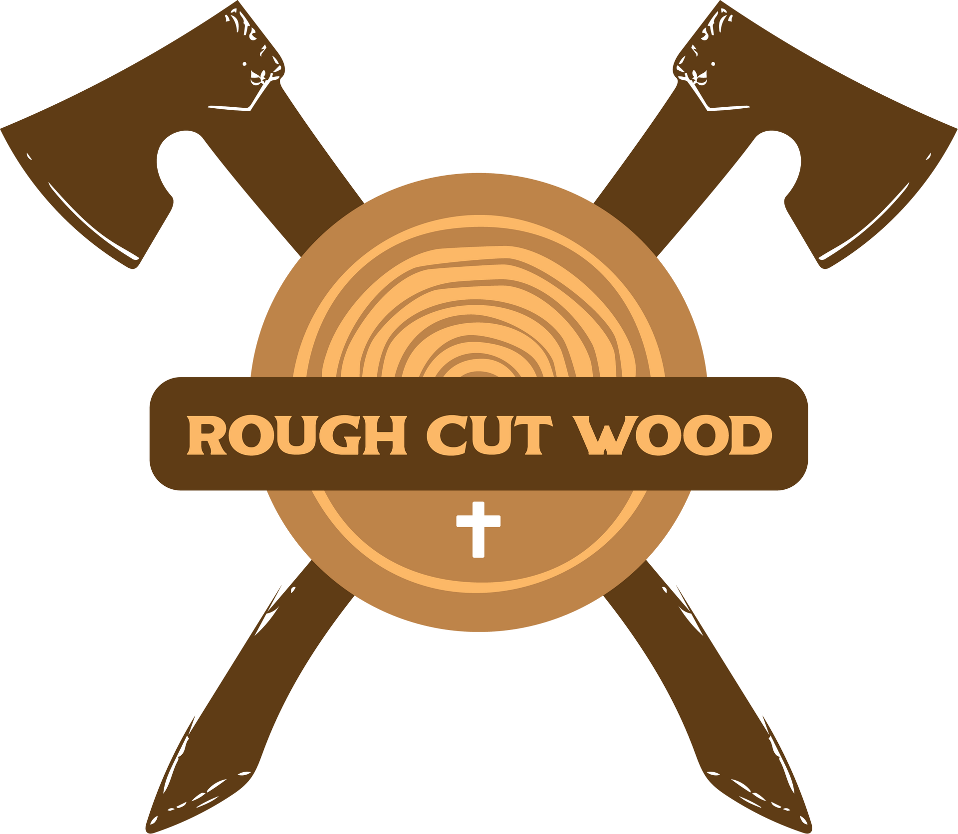 The logo for Rough Cut Wood.