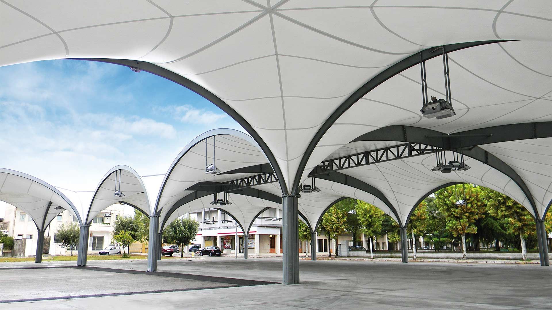 coperture per fiere ed eventi