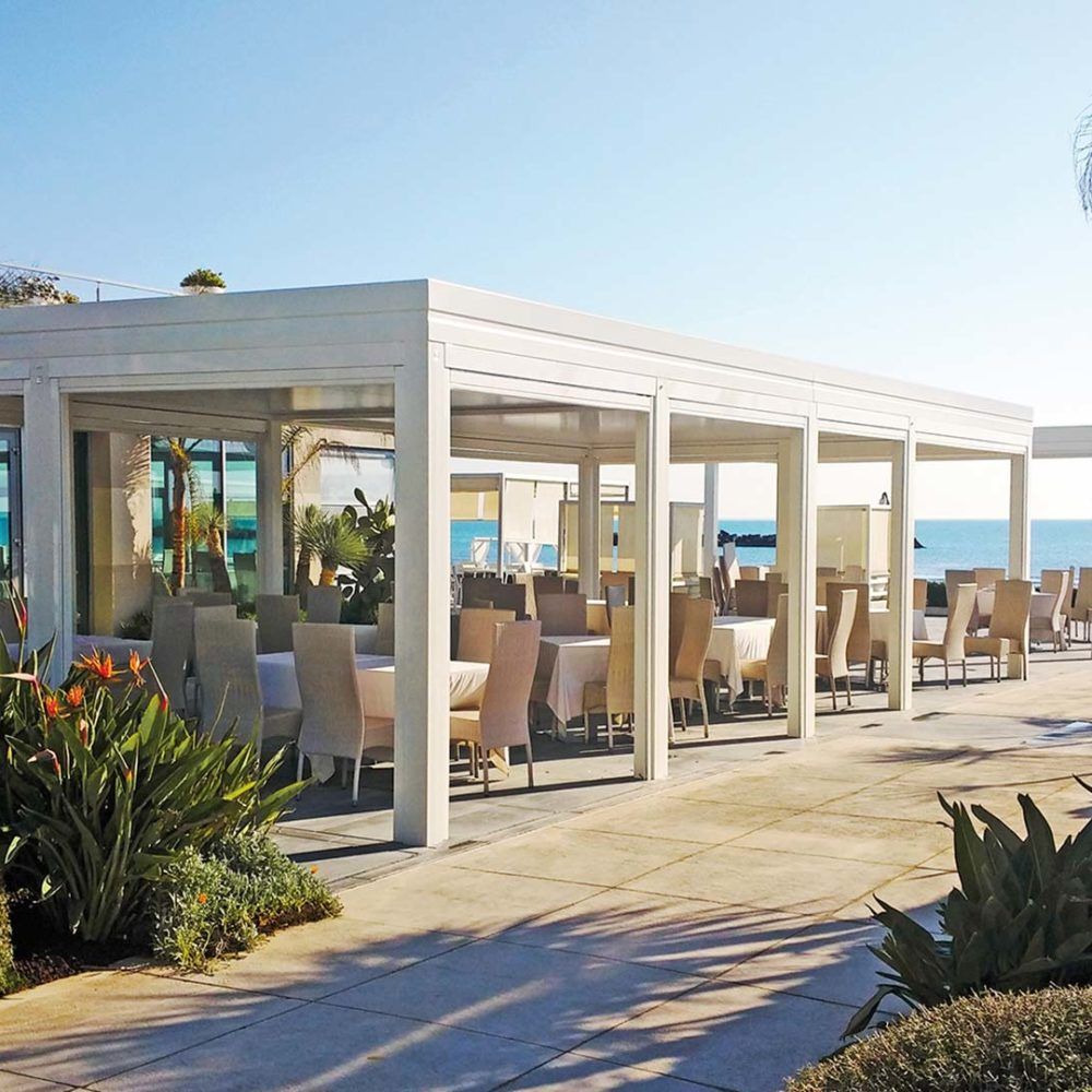 gazebo fisso spiaggia