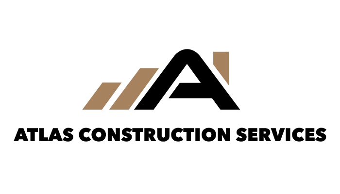 Logo for Atlas Construction Services: Black 