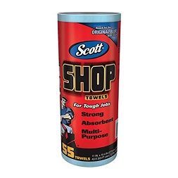 WIPER SCOTT SHOP TOWEL ROLLO AZUL (1 ROLLO) 55 HJS