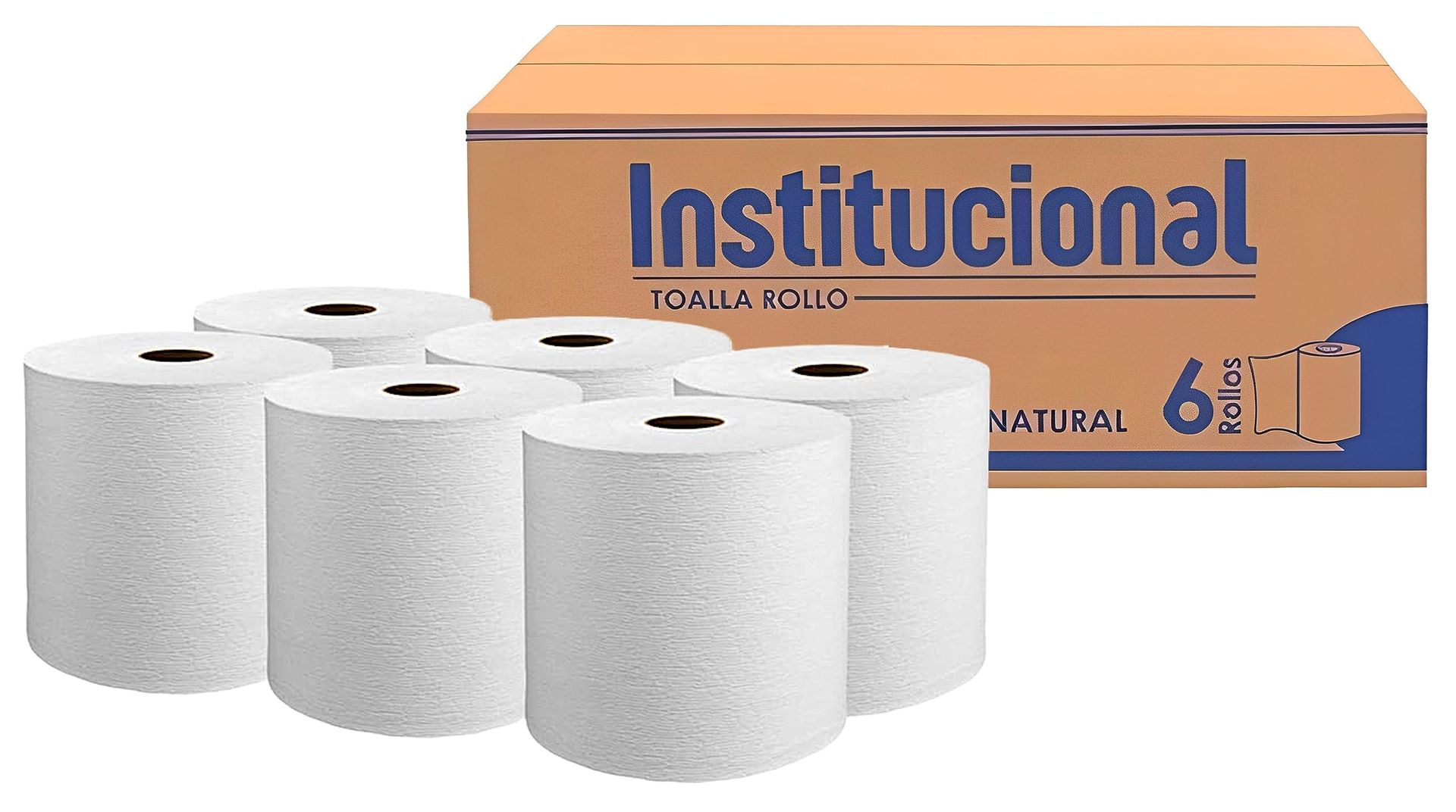 TOALLA EN ROLLO BLANCA INSTITUCIONAL