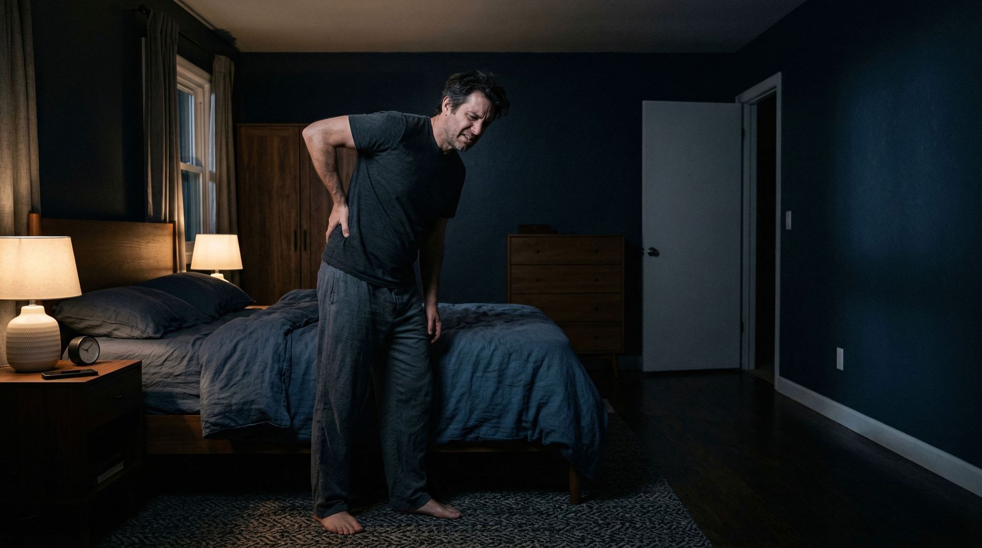 dor na coluna que piora a noite