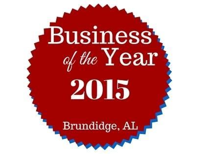 Red serrated circular seal with white text reading: 