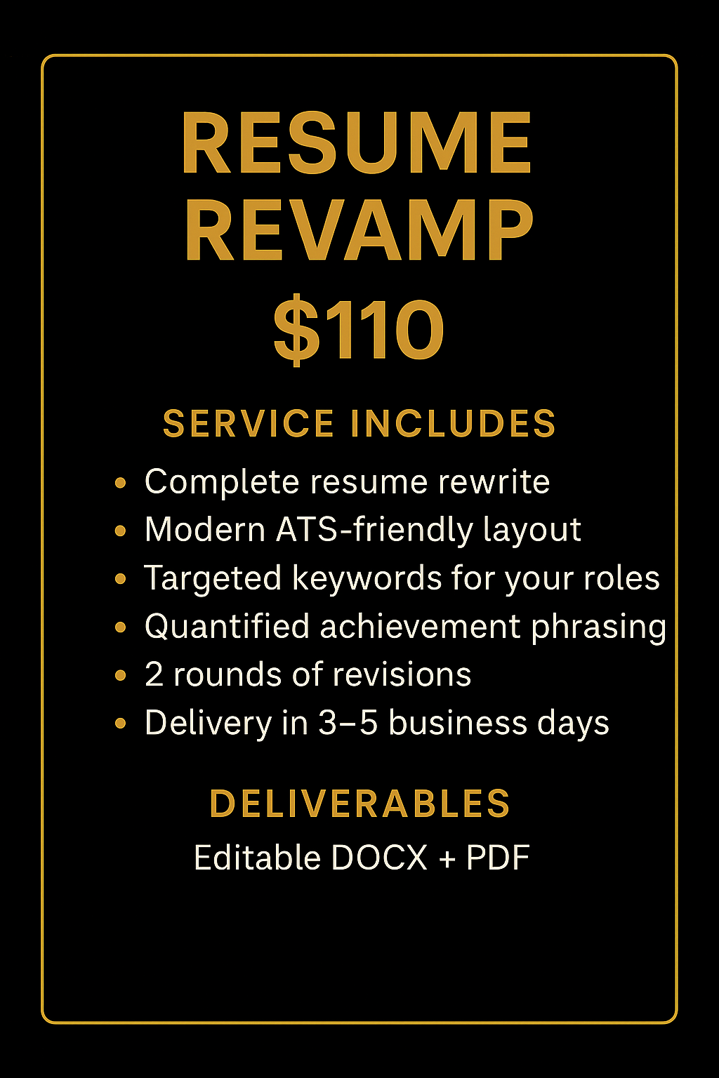 Resume Revamp