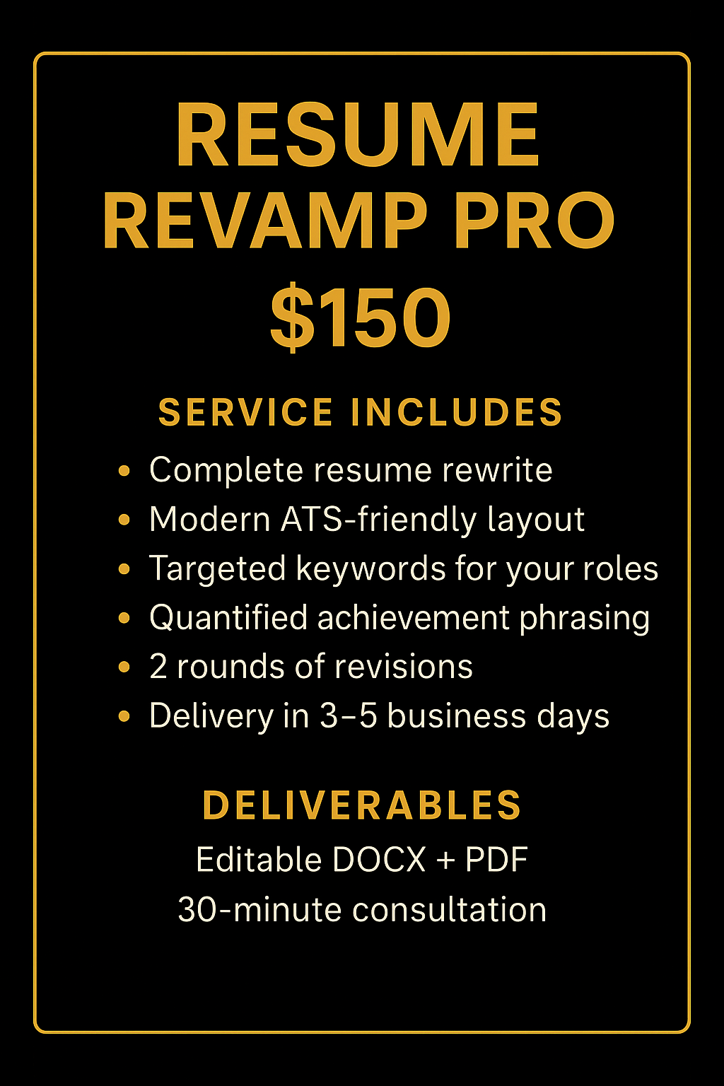 Resume Revamp Pro