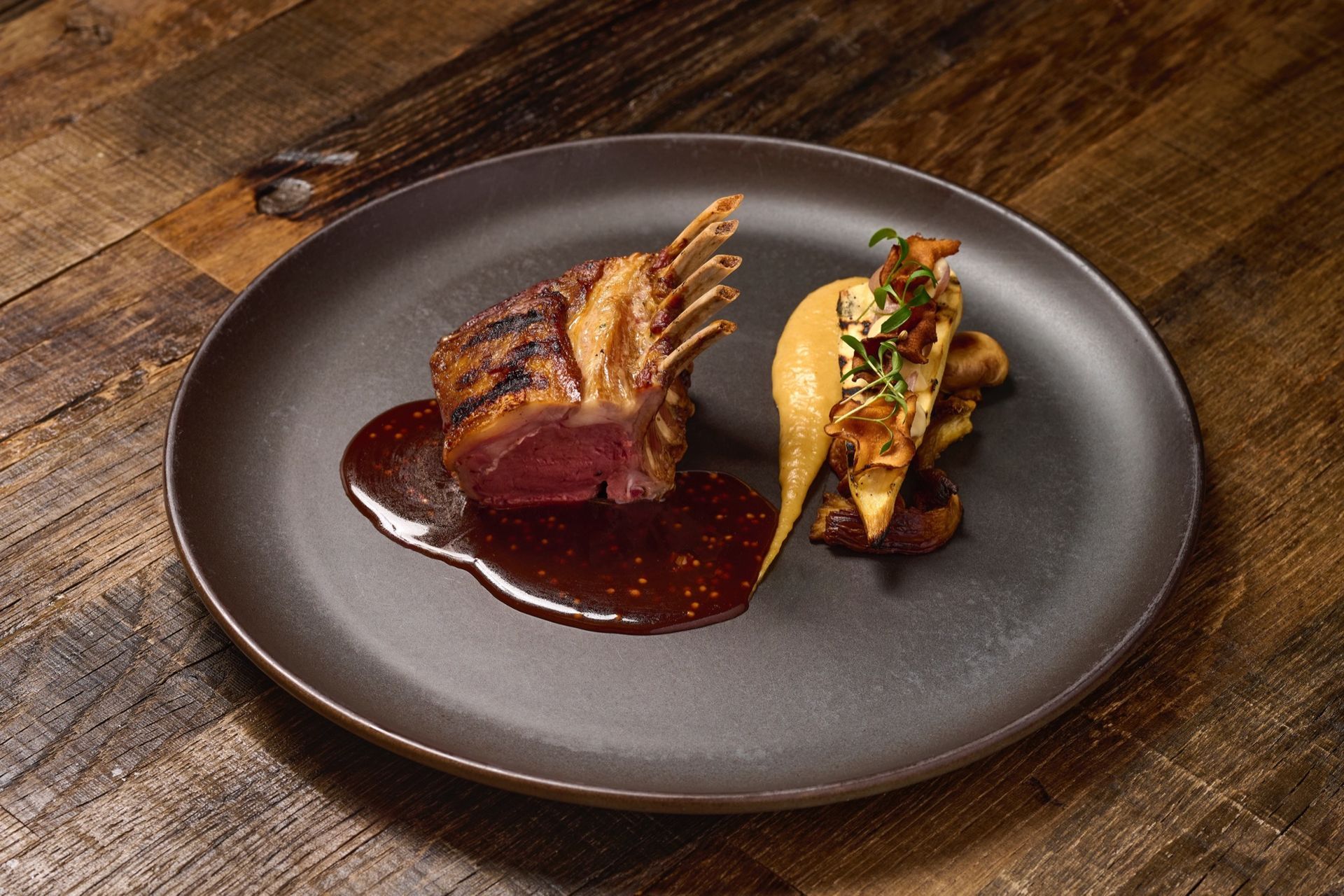 Gourmet Icelandic cuisine at Torfhus Retreat luxury hotel.