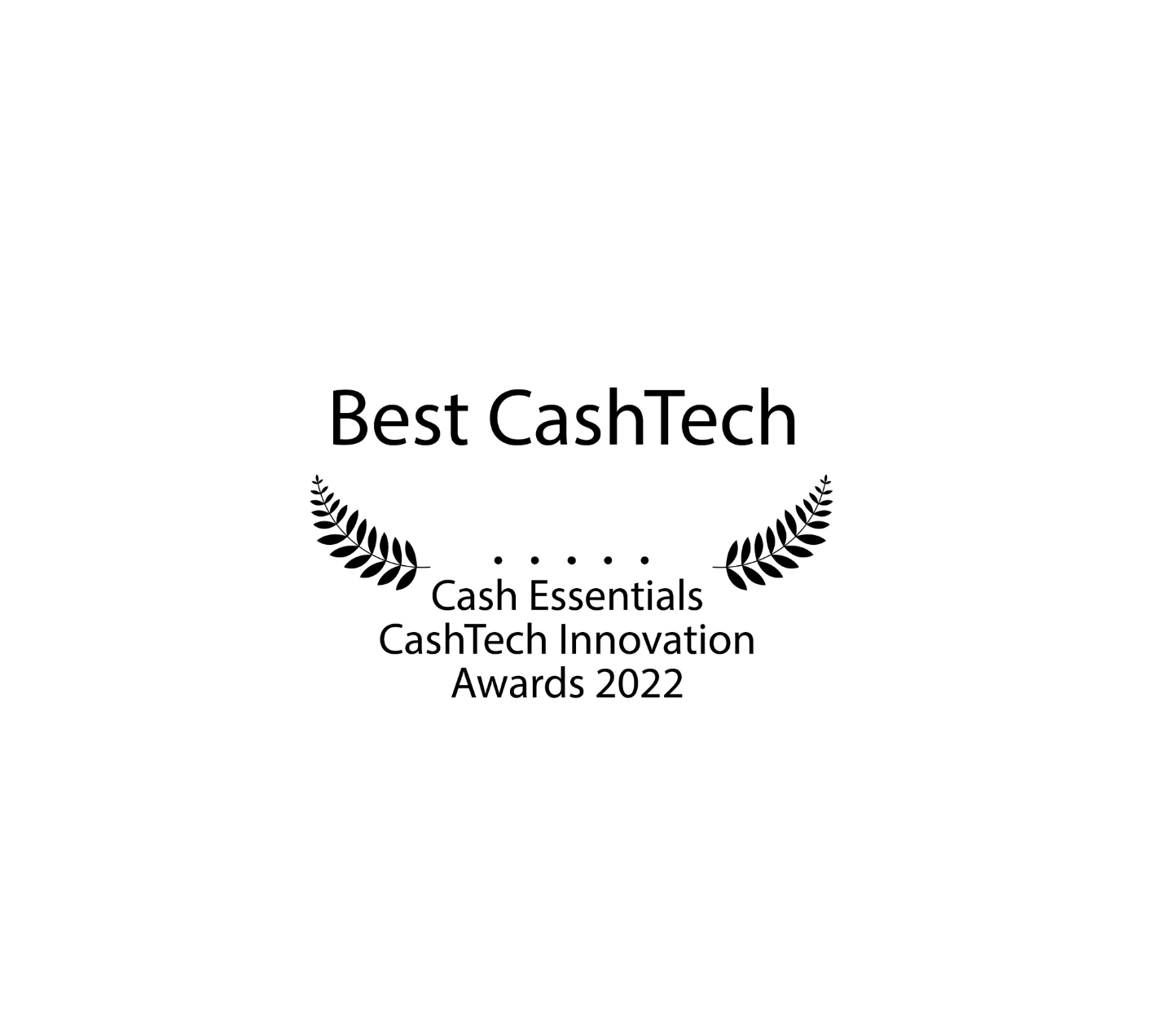 A logo for the best cashtech cash essentials cashtech innovation awards 2022.