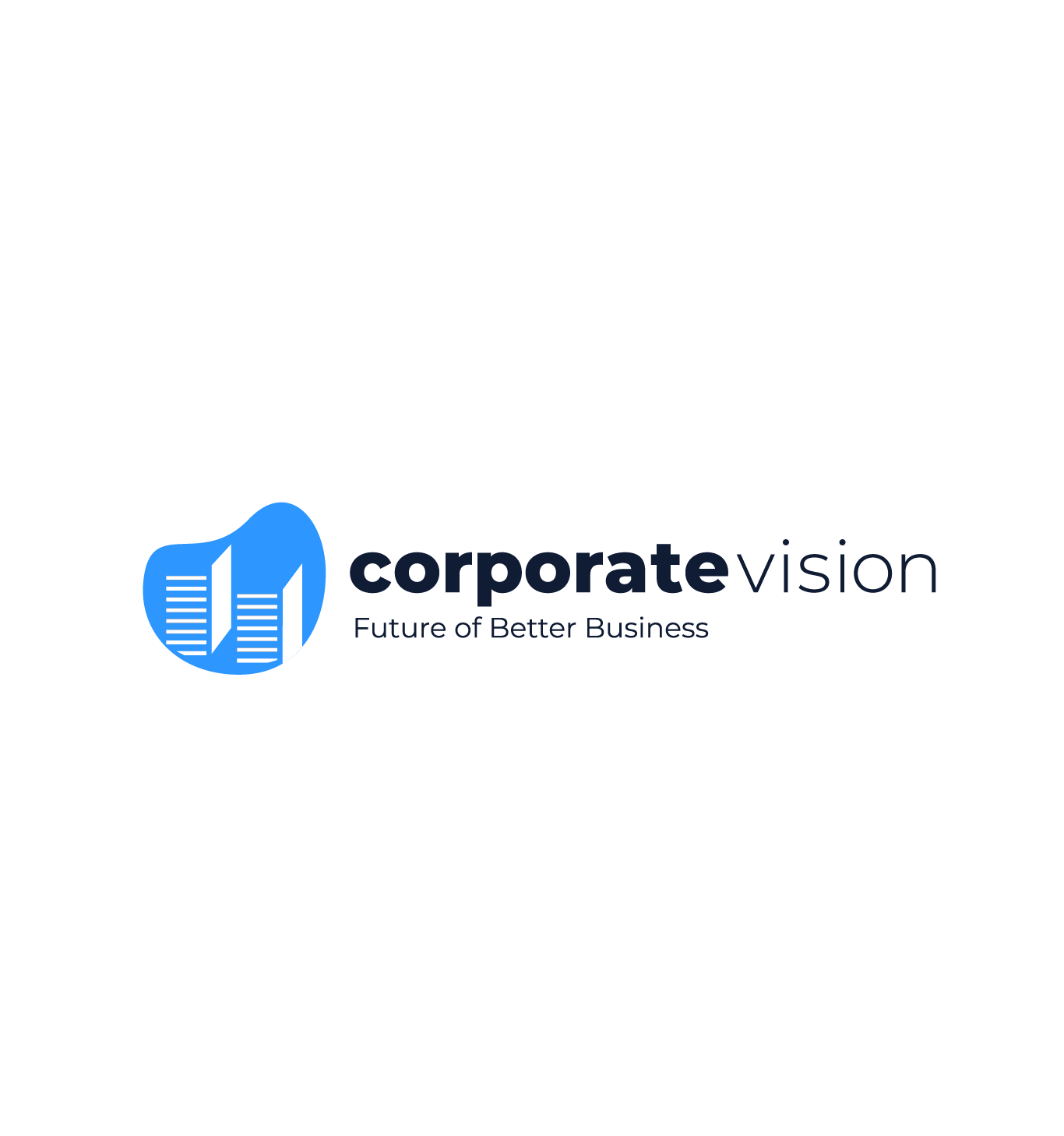 It is a logo for a company called corporate vision.