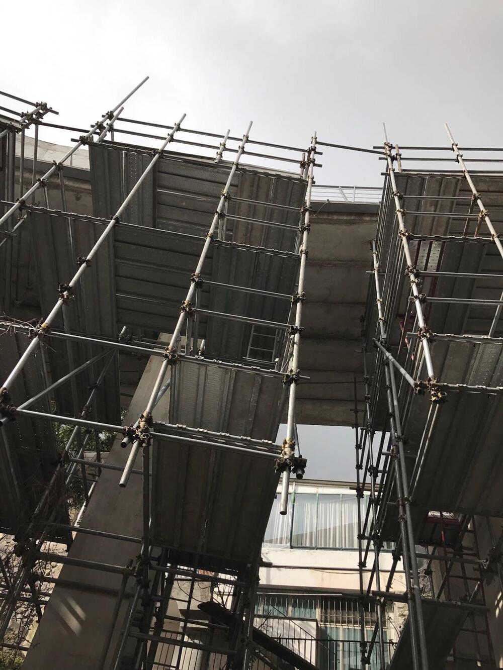 montaggio ponteggio edile provvisorio