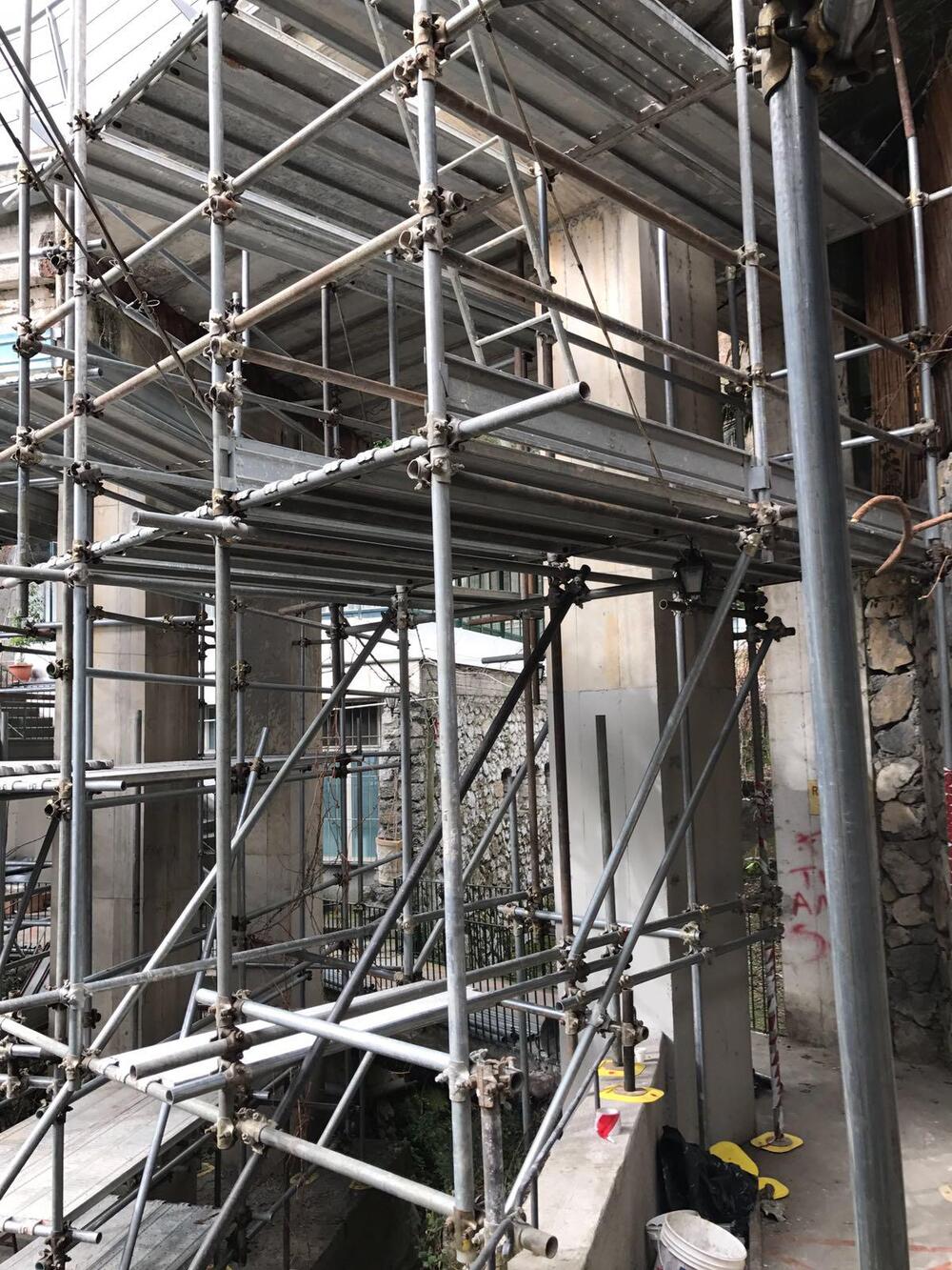 struttura per ponteggio edile