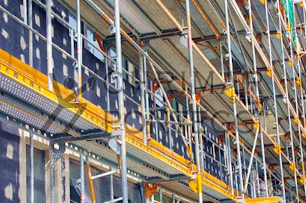 ponteggi per costruzione edifici