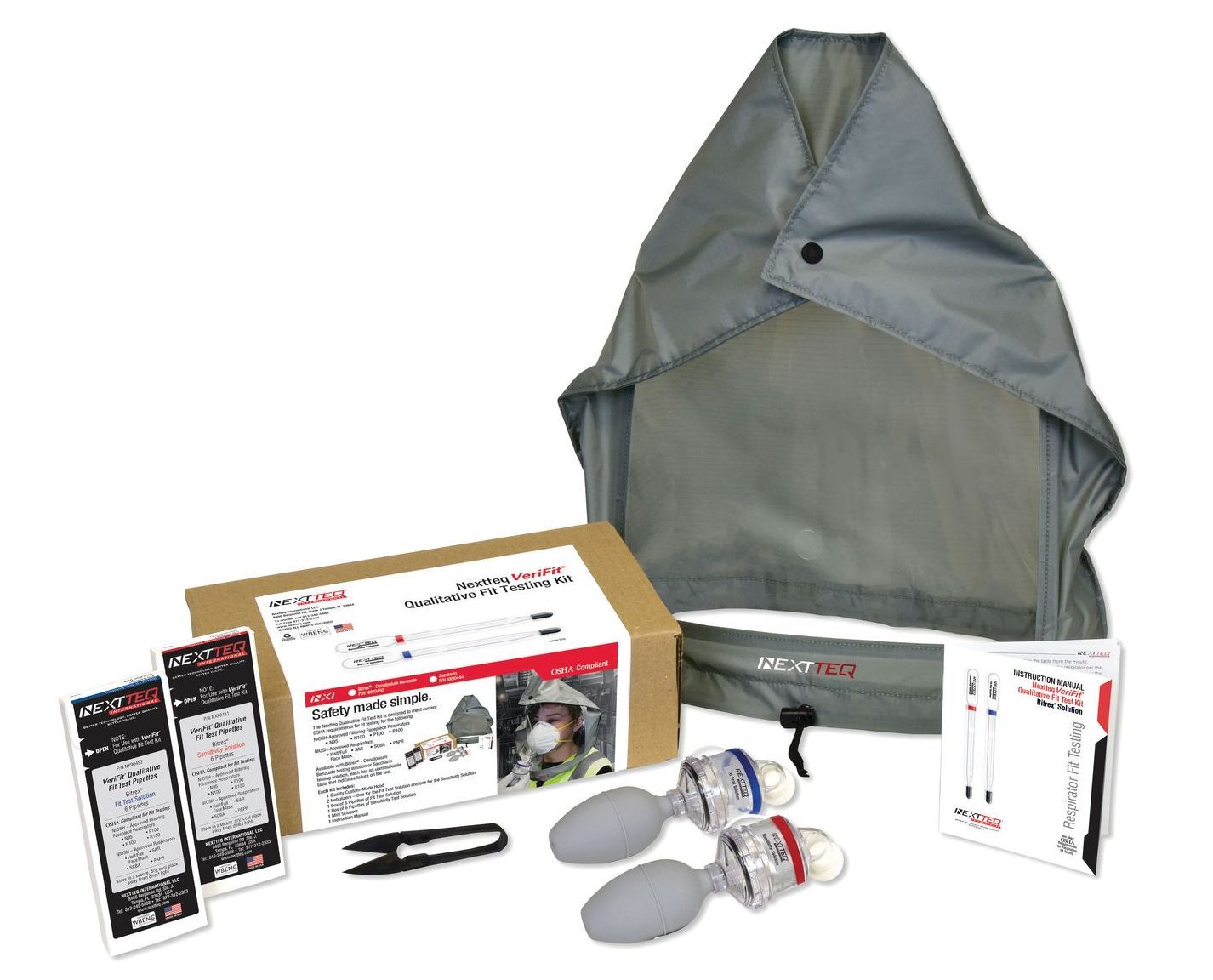 A Nextteq® VeriFit® Aerosol Generator Kit for Respirator Fit Testing.