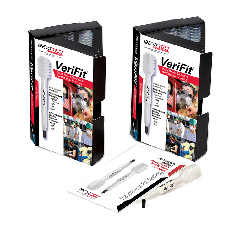 Two boxes of VeriFit® Irritant Smoke Generators.