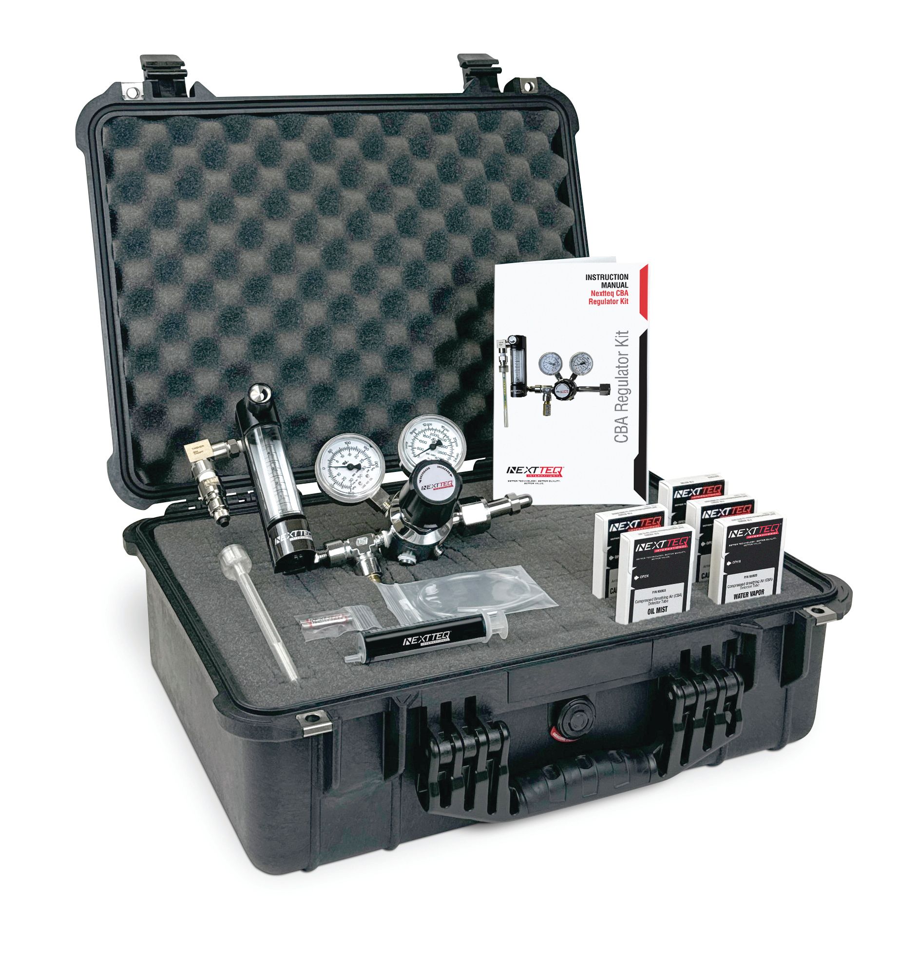 Nextteq®’s new and improved Compressed Breathing Air (CBA) kit.