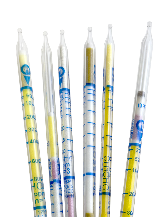 A group of Gastec® Detector Tubes.
