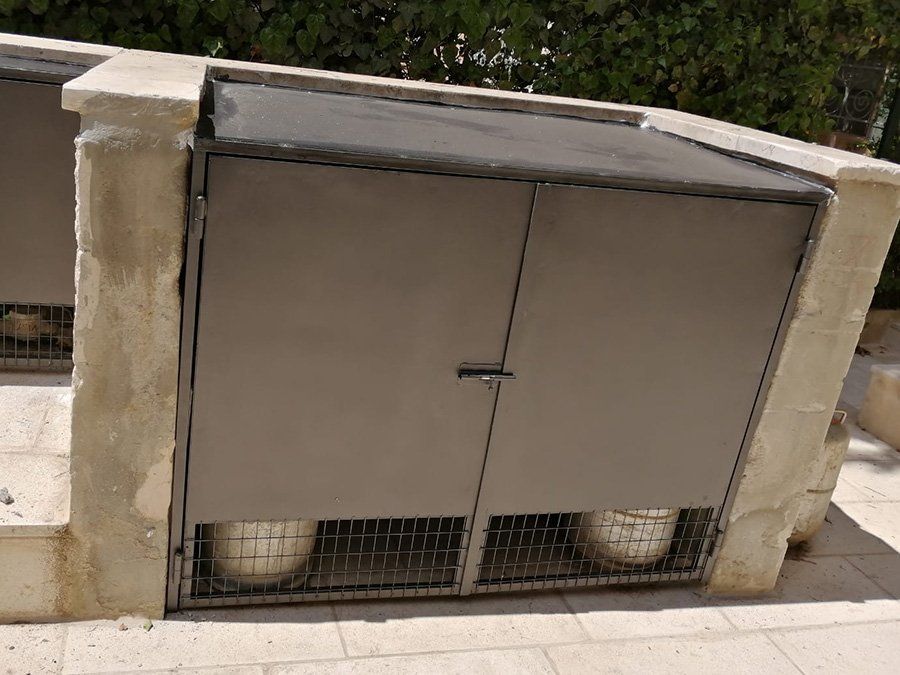 ארון לבלוני גז