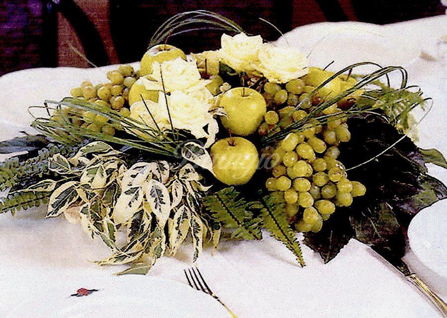 Allestimento per matrimonio con frutta