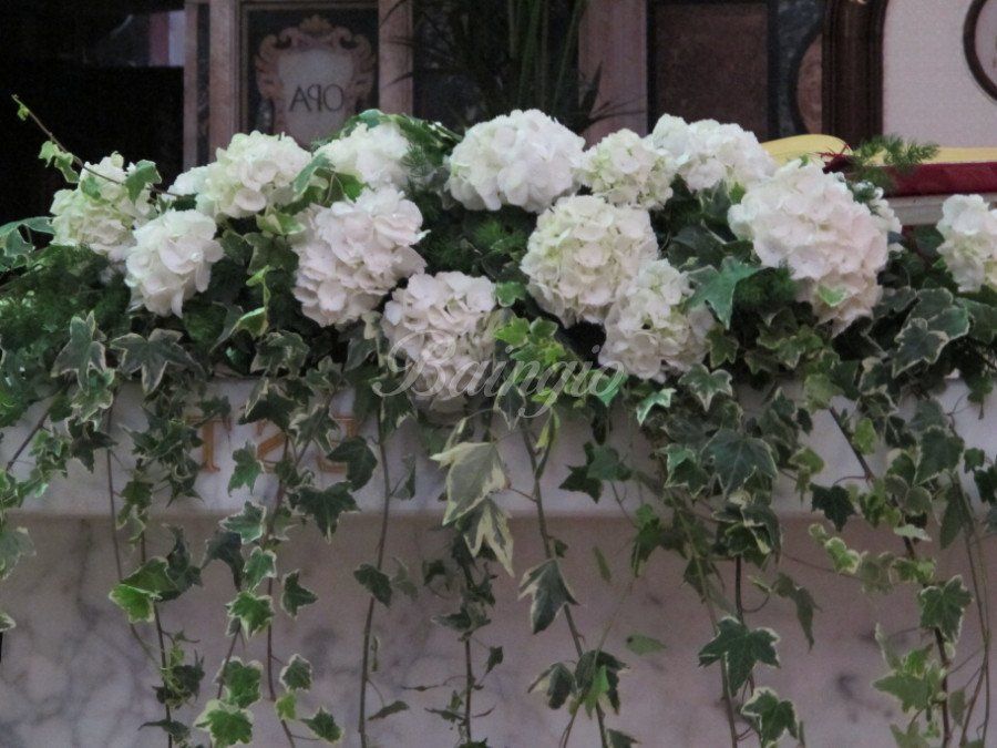 Mazzo di fiori bianchi