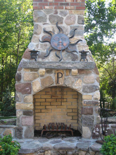 Outdoor Living Fireplace