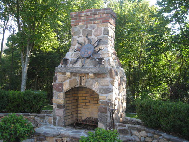 Outdoor Living Fireplace