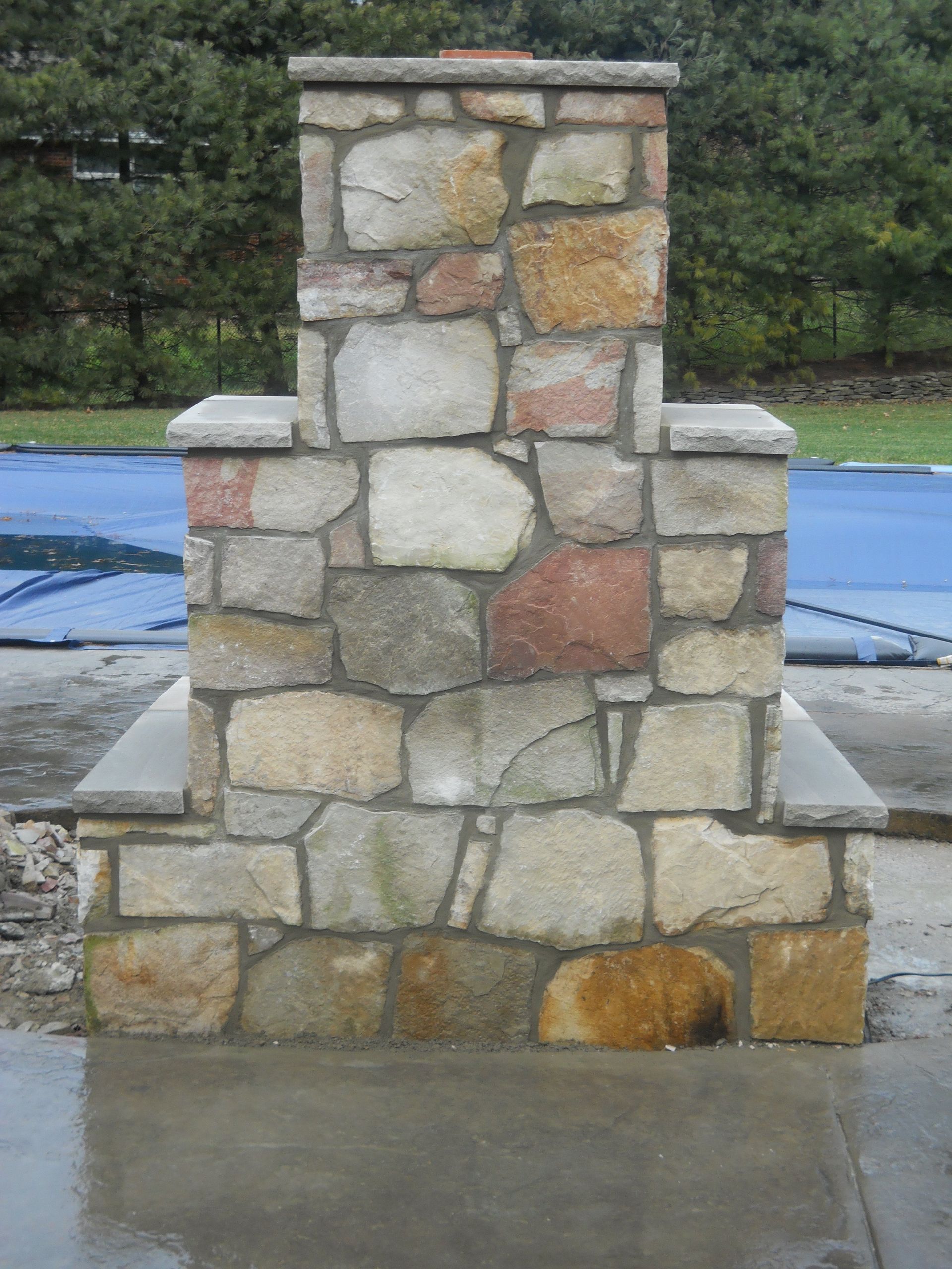 Outdoor Living Fireplace