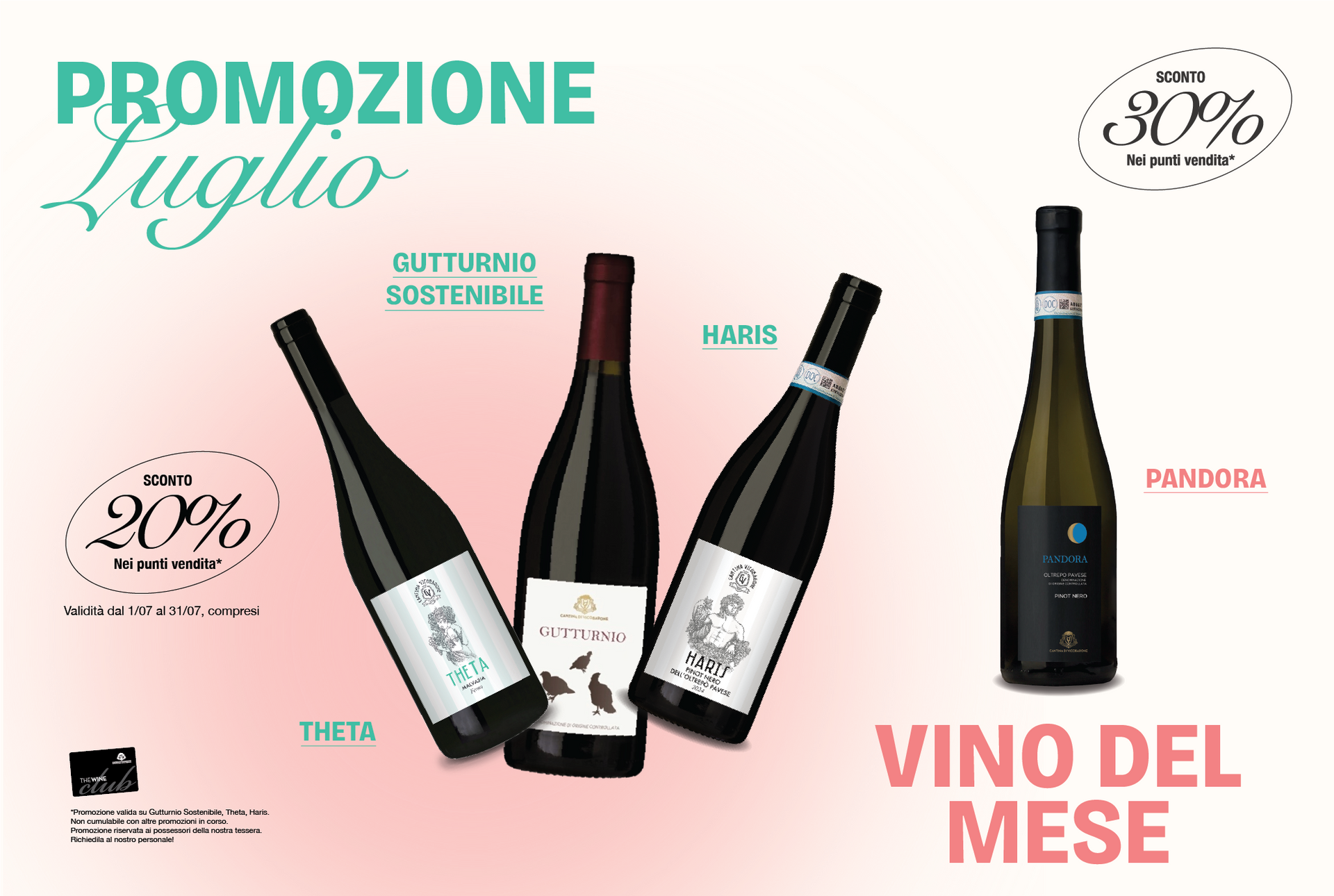 ☀️ Luglio in Cantina: sconti d’estate e vini da scoprire!